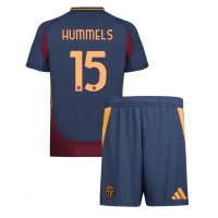 Maglia Calcio AS Roma Mats Hummels #15 Terza Divisa Bambino 2024-25 Manica Corta (+ pantaloncini)